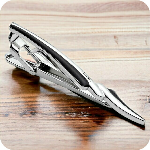 Mila schon ミラショーン ネクタイピン ブランド メンズ タイバー タイピン クリップ 真鍮 MS01024 シルバー アクセサリー ビジネス フォーマル 小物 記念日 誕生日プレゼント 就職祝い 男性 ギフト プレゼント 実用的