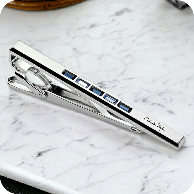 Mila schon ミラショーン ネクタイピン ブランド メンズ タイバー タイピン クリップ 真鍮 MS01072 シルバー アクセサリー ビジネス フォーマル 小物 記念日 誕生日プレゼント 就職祝い 男性 ギフト プレゼント 実用的