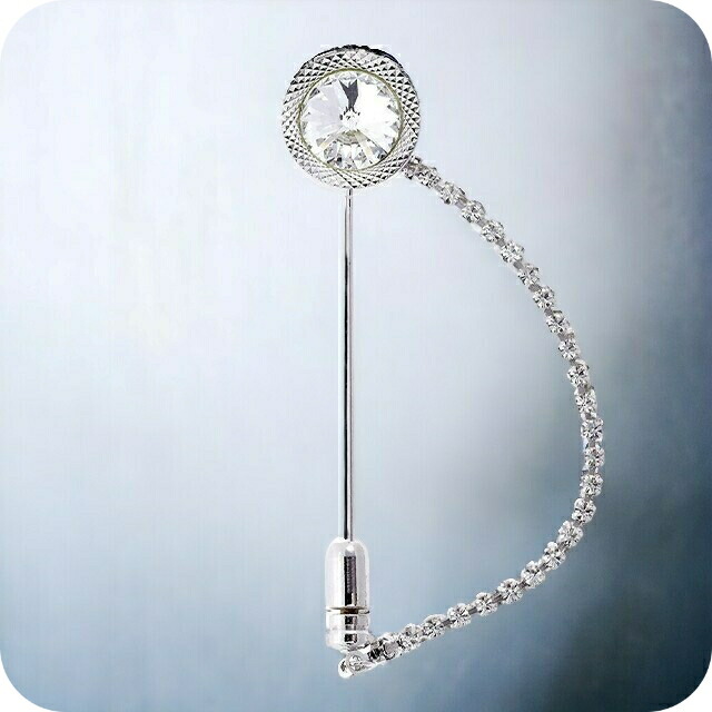 Mila schon ミラショーン ネクタイピン ブランド メンズ タイピン 真鍮 MS11001 シルバー アクセサリー ビジネス フォーマル 小物 おしゃれ 記念日 誕生日プレゼント 男性 ギフト プレゼント 実用的