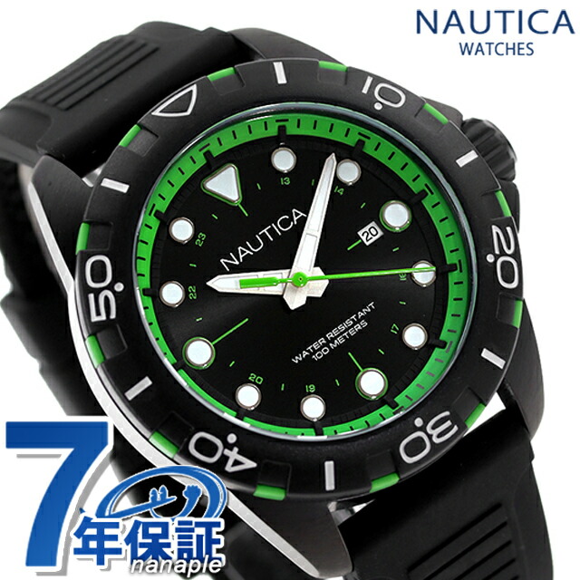 ノーティカ エヌエスアール クオーツ 腕時計 メンズ NAUTICA NAPNRS402 アナログ ブラック 黒 ブランド おしゃれ 防水 プレゼント 男性 実用的