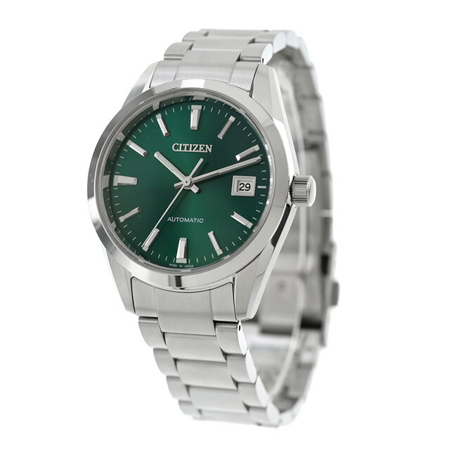 シチズン コレクション 自動巻き 腕時計 ブランド メンズ CITIZEN COLLECTION NB1051-56W アナログ 松葉色 おしゃれ 防水 プレゼント 男性 実用的