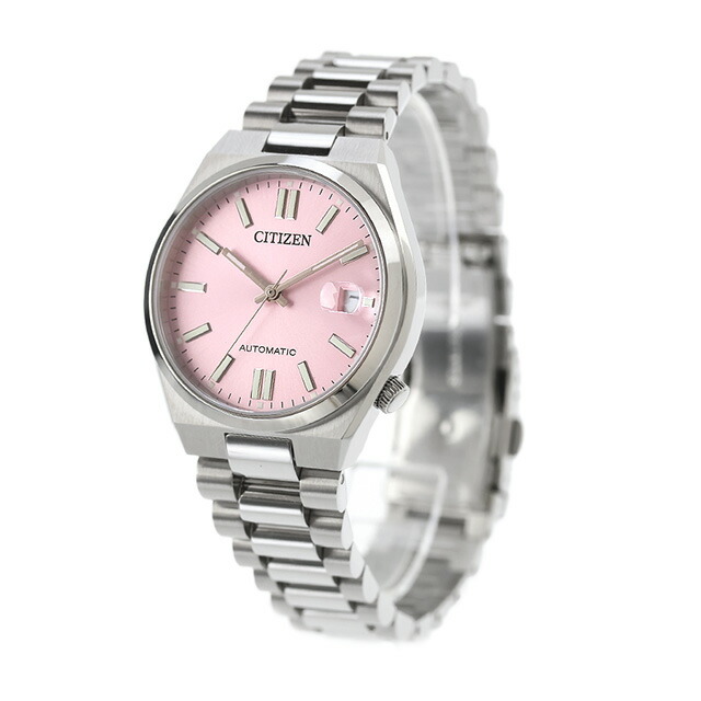 シチズン コレクション TSUYOSA 自動巻き 腕時計 ブランド メンズ レディース CITIZEN COLLECTION NJ0200-50Z アナログ ピンク おしゃれ 防水 プレゼント 実用的