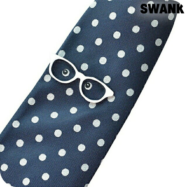 スワンク ネクタイピン ブランド SWANK タイバー×ネクタイセット メガネver タイピン メンズ NT07 シルバー アクセサリー ギフト プレゼント 実用的