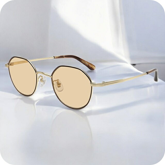 ナノユニバース サングラス メンズ レディース ブランド NANO universe フレーム素材／ニッケル合金 NUS-125-2 フレームカラー シャーリングゴールド ブラウン レンズカラー ブラウンオレンジ 小物