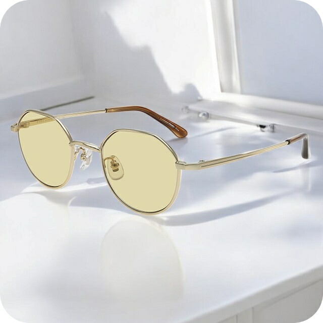 ナノユニバース サングラス メンズ レディース ブランド NANO universe フレーム素材／ニッケル合金 NUS-125-3 フレームカラー シャーリングゴールド レンズカラー ライトブラウン 小物