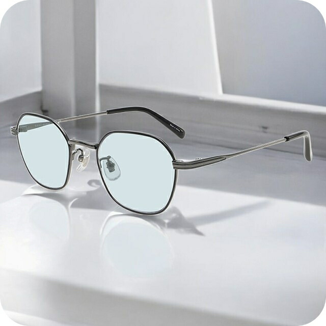 ナノユニバース サングラス メンズ レディース ブランド NANO universe フレーム素材／ニッケル合金 NUS-126-3 フレームカラー ガンメタル ブラック レンズカラー ライトブルー 小物