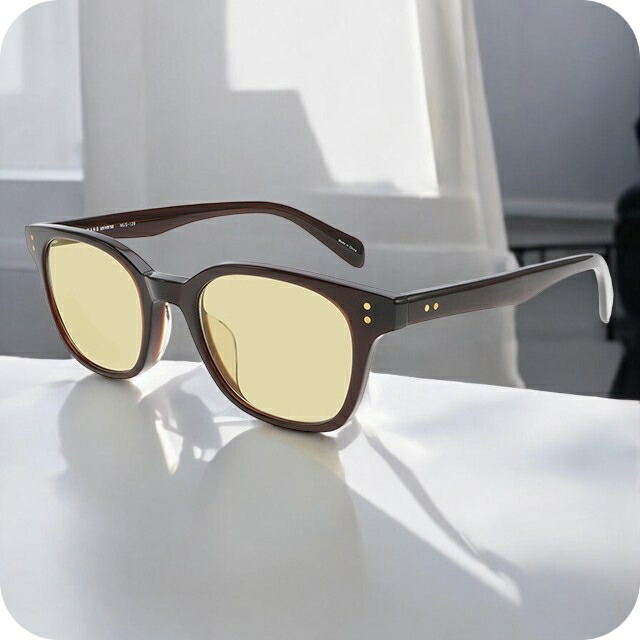 ナノユニバース サングラス メンズ レディース ブランド NANO universe フレーム素材／アセテート NUS-129-4 フレームカラー ダークブラウン レンズカラー ライトブラウン 小物