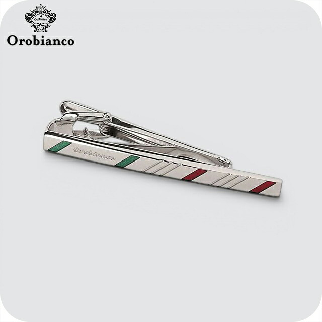 オロビアンコ ネクタイピン メンズ Orobianco ORT167A シルバー トリコロール アクセサリー タイバー タイピン ジュエリー ブランド 高級 おしゃれ プレゼント 男性 実用的 かっこいい