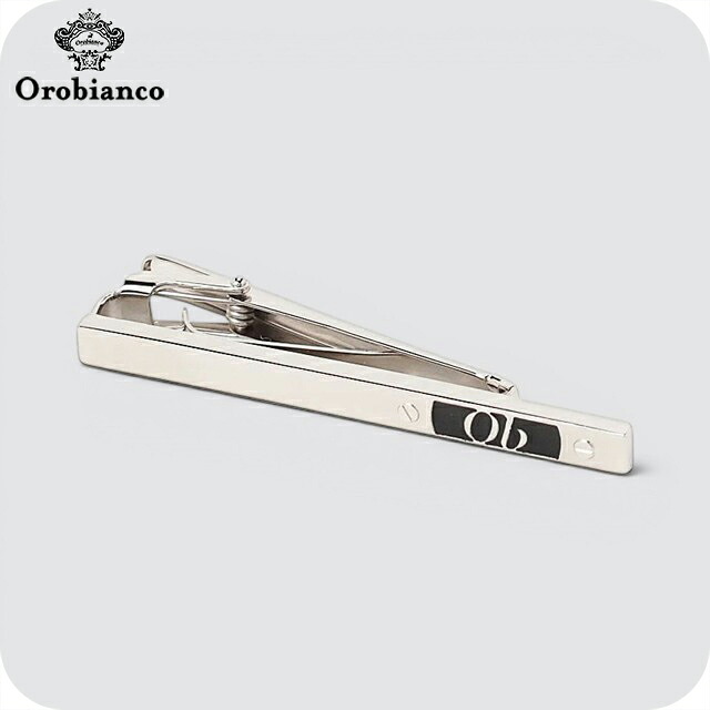 オロビアンコ ネクタイピン メンズ Orobianco ORT540A シルバー ブラック アクセサリー タイバー タイピン ジュエリー ブランド 高級 おしゃれ プレゼント 男性 実用的 かっこいい