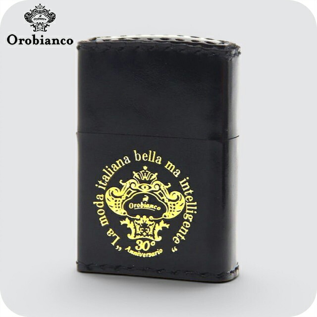 オロビアンコ ライター ブランド Orobianco 30周年記念限定モデル ZIPPO オイルライター ORZ-030BK ブラック