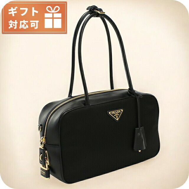 プラダ ハンドバッグ レディース PRADA イタリア 1BB132 NERO ブラック バッグ 軽量 小さめ 手提げ ブランド 高級 おしゃれ プレゼント 女性 実用的 かわいい