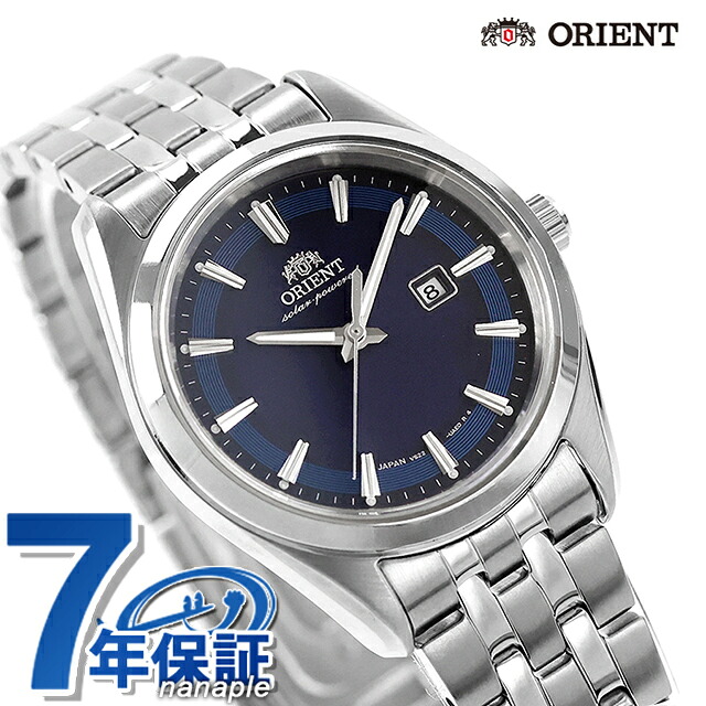 オリエント コンテンポラリー オリエント ストレット ソーラーパワード 腕時計 ブランド レディース ORIENT CONTEMPORARY RN-WG0602L アナログ ネイビー おしゃれ 防水 かわいい プレゼント 女性 実用的