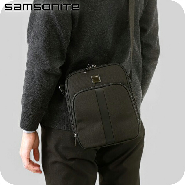 サムソナイト ショルダーバッグ メンズ レディース ブランド Samsonite サックスクエア ブラック バッグ