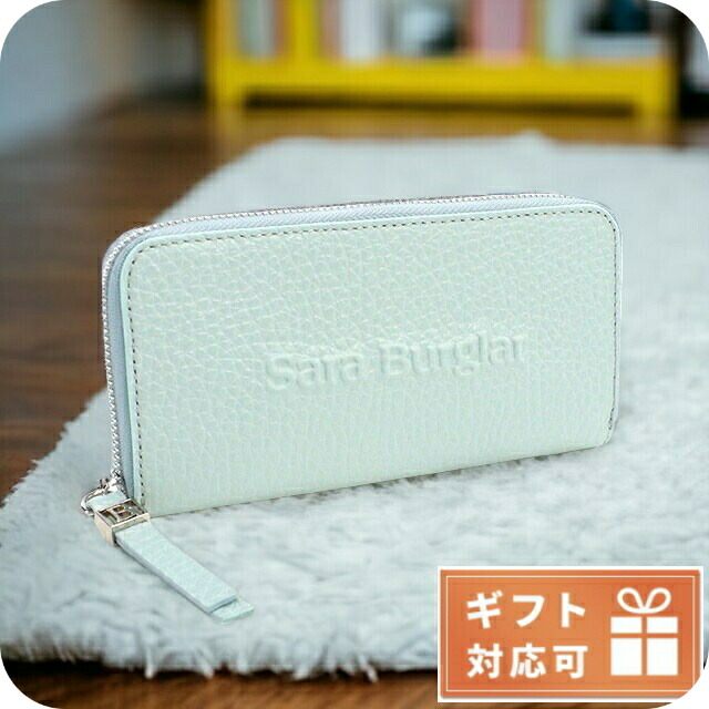 サラバーグラー 長財布ラウンドファスナー レディース Sara Burglar BUFALO LOGO レザー イタリア 110L MARINE ブルー系 財布 ウォレット ブランド 高級 おしゃれ プレゼント 実用的