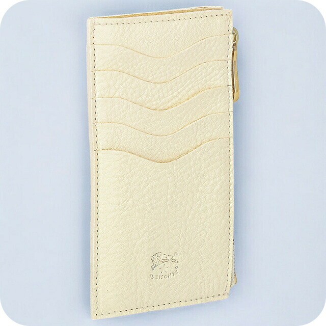 イルビゾンテ カードケース メンズ レディース IL BISONTE SCC105PV0001 ホワイト 定期入れ ブランド 高級 おしゃれ プレゼント 実用的