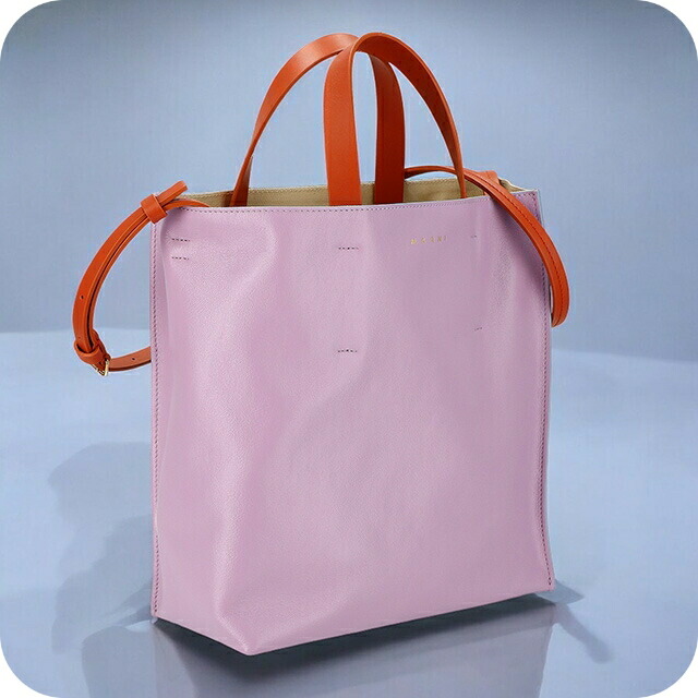 マルニ ハンドバッグ レディース MARNI SHMP0018U1-P2644 パープル ライトブルー 軽量 小さめ 手提げ ブランド 高級 おしゃれ プレゼント 女性 実用的 かわいい