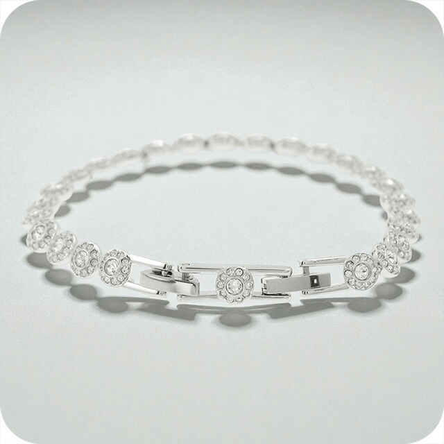 スワロフスキー ブレスレット レディース ブランド SWAROVSKI 5071173 ホワイト(クリア）/シルバー