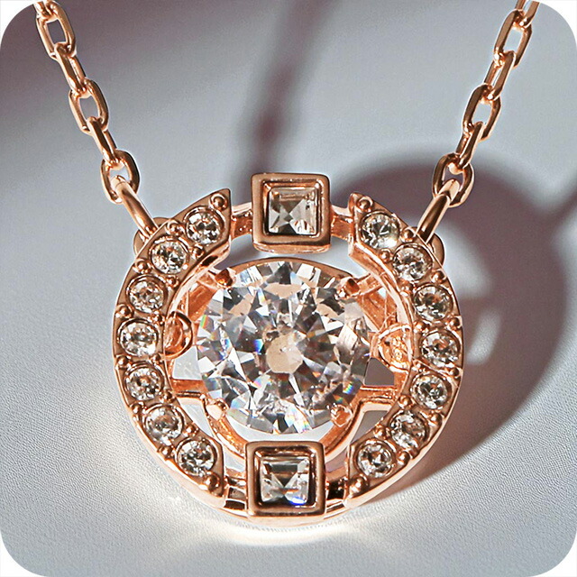 スワロフスキー ネックレス レディース ブランド SWAROVSKI 5272364 ローズゴールド