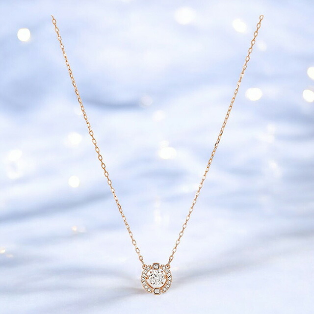 スワロフスキー ネックレス レディース ブランド SWAROVSKI 5294870 ピンクゴールド