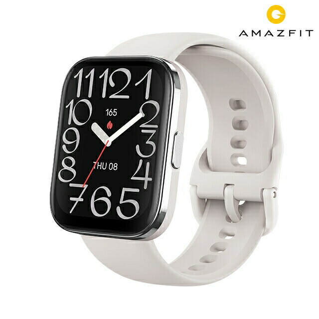 送料無料 スマートウォッチ アマズフィット Bip 5 Unity 46mm 充電式 スクエア 軽量 デジタル 腕時計 メンズ レディース 血中酸素 睡眠 健康管理 ストレス測定 Bluetooth 通話 通知 Amazfit ブランド 誕生日プレゼント クリスマス SP170068-C09 グレー
