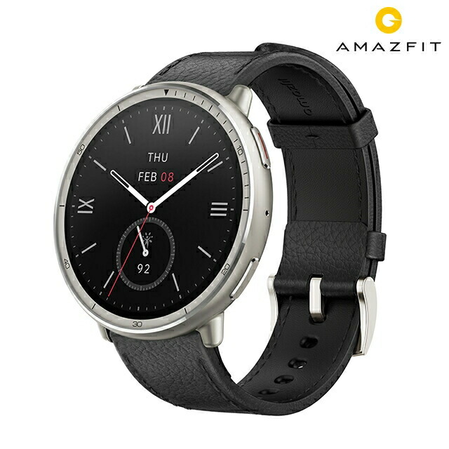 アマズフィット Active 2 プレミアム 充電式クォーツ スマートウォッチ ブランド メンズ レディース Bluetooth 替えベルト Amazfit SP170073-C225 デジタル シルバー