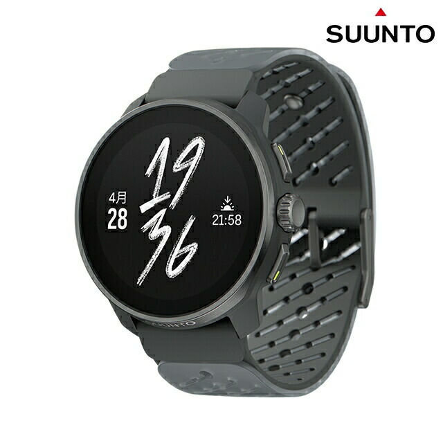 スント レース エス チタニウム グラファイト 充電式クオーツ スマートウォッチ ブランド メンズ レディース SUUNTO SS051104000 デジタル グレー