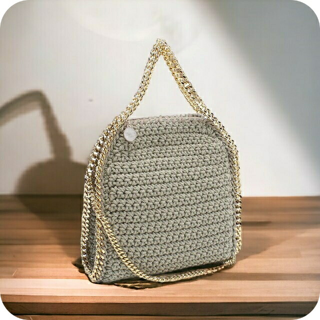 ステラマッカートニー トートバッグ レディース STELLA MCCARTNEY コットン イタリア 371223 グレー系 バッグ 軽量 手提げ ブランド 高級 おしゃれ プレゼント 女性 実用的 かわいい