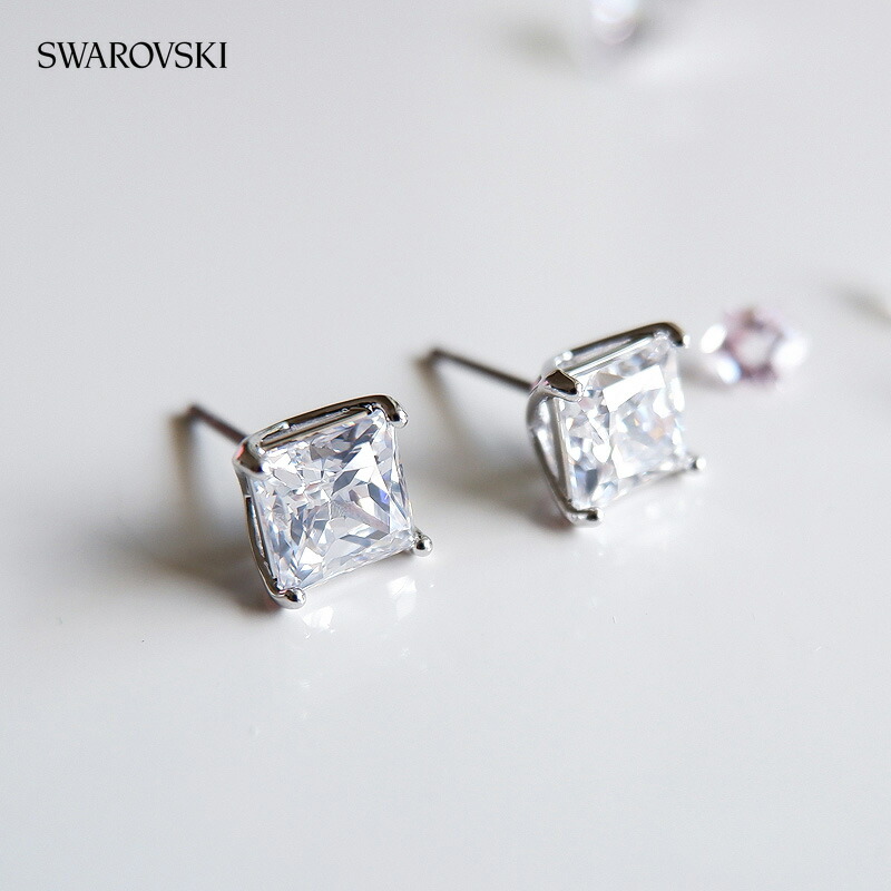 スワロフスキー ピアス レディース ブランド SWAROVSKI Stilla Attract スタッド スワロフスキー 両耳用 5430365 シルバー アクセサリー