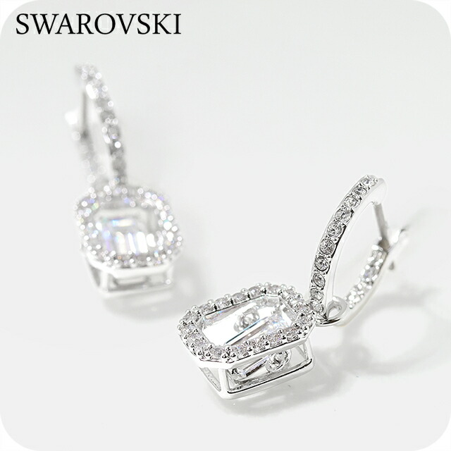 スワロフスキー ピアス レディース ブランド SWAROVSKI Una フープ スワロフスキー 両耳用 5638495 シルバー アクセサリー
