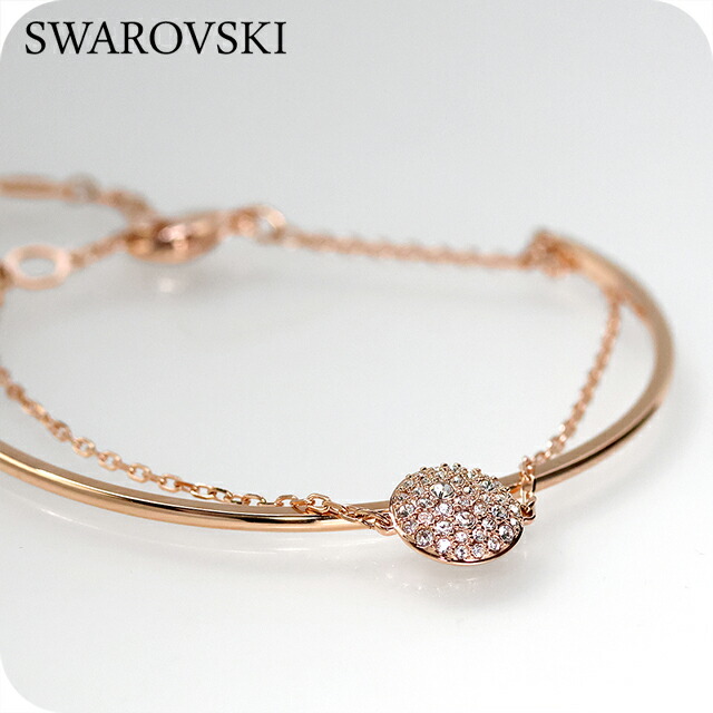 スワロフスキー バングル レディース ブランド SWAROVSKI Sublima ブレスレット スワロフスキー 5683452 ローズゴールド アクセサリー