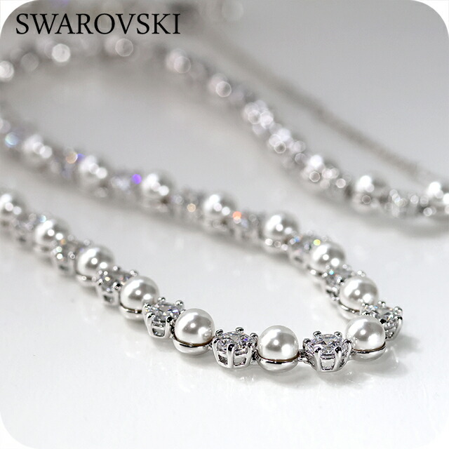 スワロフスキー ネックレス レディース ブランド SWAROVSKI Matrix Tennis ペンダント スワロフスキー 5689623 シルバー アクセサリー
