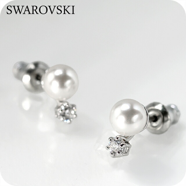 スワロフスキー ピアス レディース ブランド SWAROVSKI Matrix スタッド スワロフスキー 両耳用 5694225 シルバー アクセサリー
