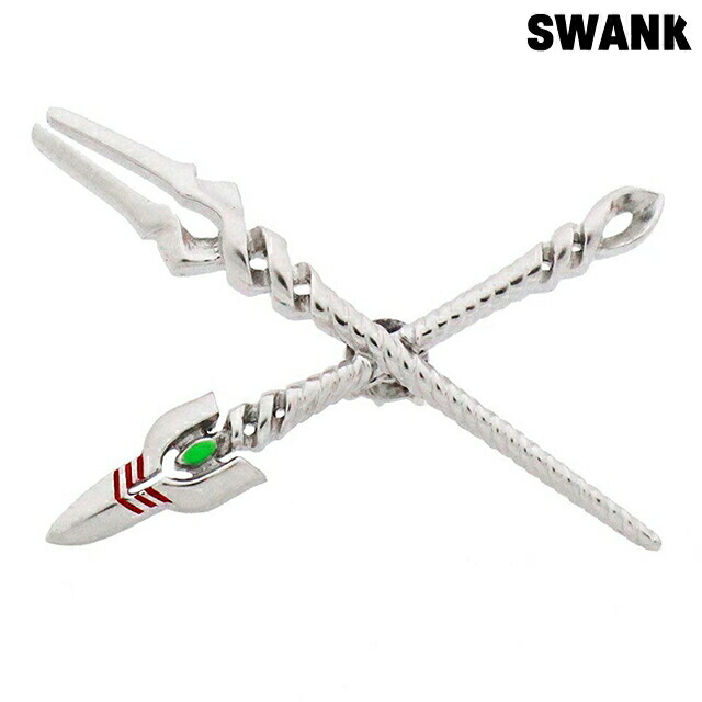 スワンク ネクタイピン ブランド SWANK×EVANGELION ヱヴァンゲリヲン ロンギヌスの槍 カシウスの槍 ピンス タイバー タイピン メンズ SWE16509 シルバー アクセサリー ギフト プレゼント 実用的