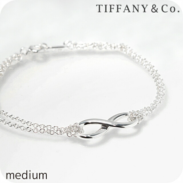 ティファニー ブレスレット レディース ブランド TIFFANY＆Co. Tiffany Infinity bracelet medium インフィニティ 30036298 シルバー アクセサリー