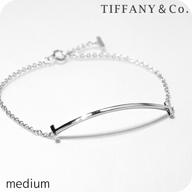 ティファニー ブレスレット レディース ブランド TIFFANY&Co. スマイルブレスレット ミディアム 36667311 シルバー アクセサリー