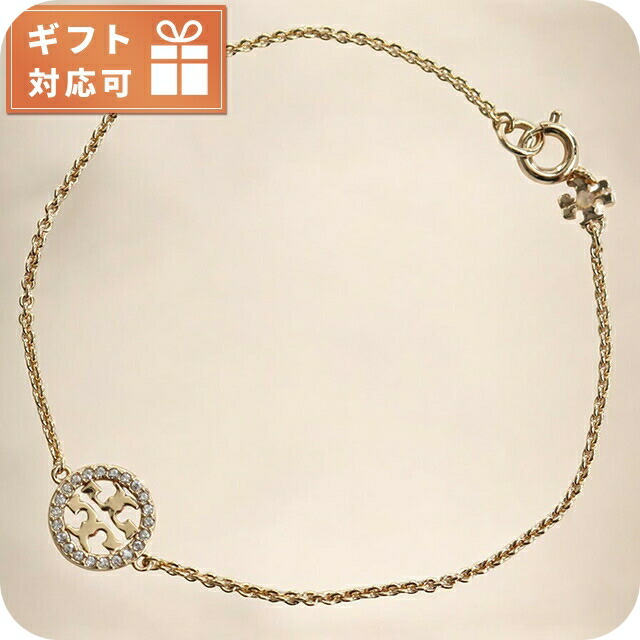 トリーバーチ ブレスレット レディース ブランド TORY BURCH MILLER PAVE 80997 TORY GOLD-CRYSTAL ゴールド系 アクセサリー
