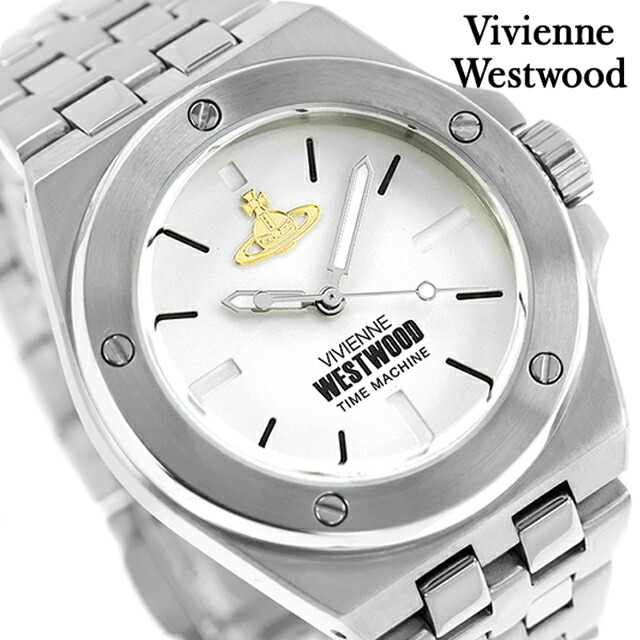 ヴィヴィアン ウエストウッド リーマス クォーツ 電池式 腕時計 ブランド メンズ Vivienne Westwood VV271CGSL アナログ シルバー おしゃれ 防水 プレゼント 男性 実用的