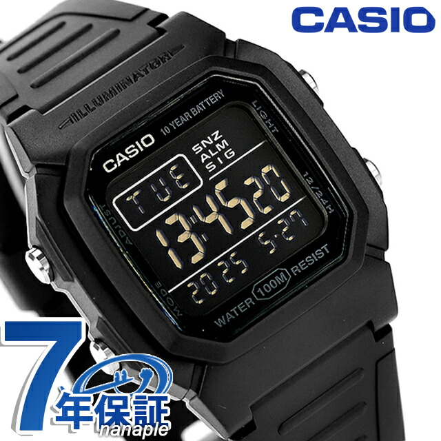 カシオ チープカシオ CASIO クォーツ 電池式 W-800H-1BV 海外モデル メンズ チプカシ 腕時計 ブランド カシオ casio デジタル ブラック 黒 おしゃれ 防水 小さい 軽い かわいい プレゼント 実用的 学生