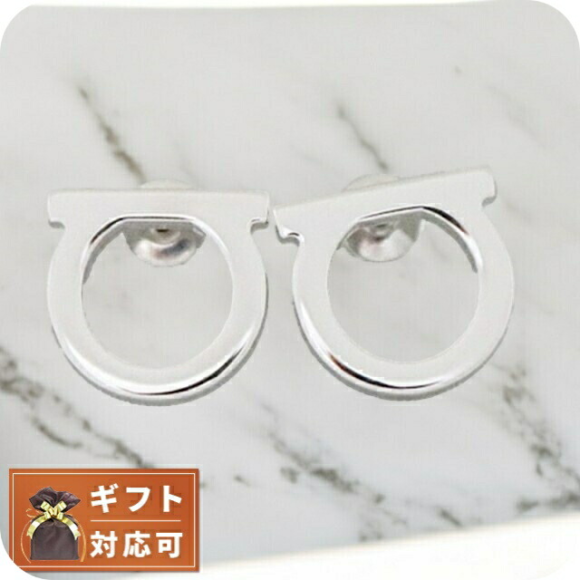 フェラガモ FERRAGAMO ピアス 760120-696433 メンズ レディース ガンチーニ GANCINO シルバー