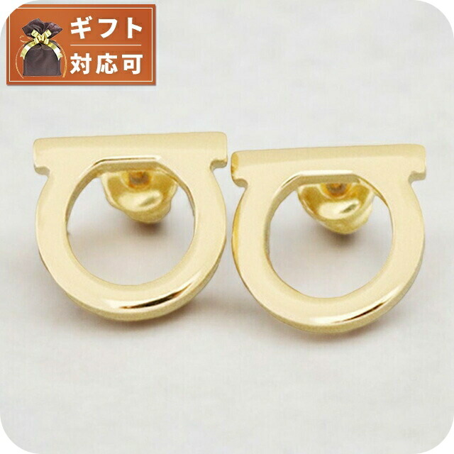 フェラガモ FERRAGAMO ピアス 760120-696432 メンズ レディース ガンチーニ GANCINO ゴールド