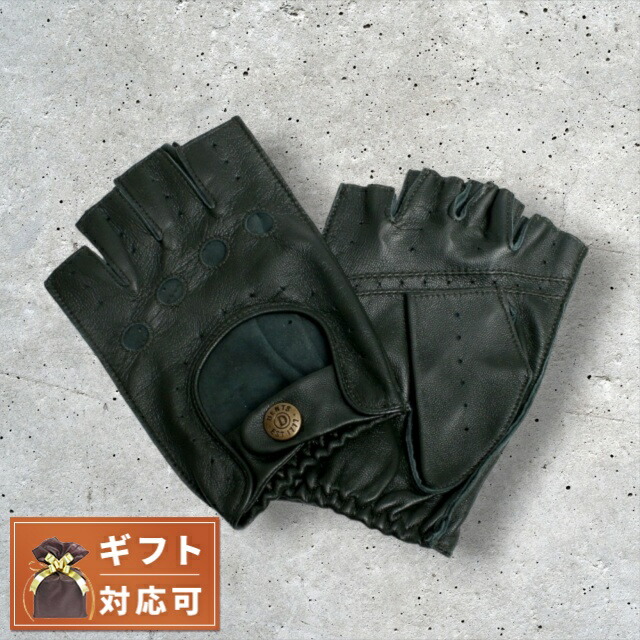 デンツ DENTS SNETTERTON 手袋 フィンガーレス グローブ 5-1009-RACINGGREEN-L メンズ グリーン 手袋