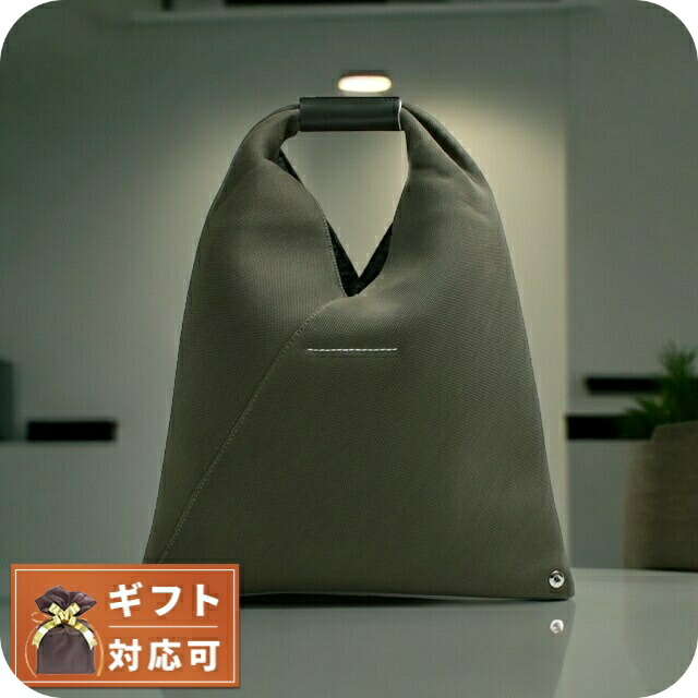 エムエムシックス MM6 JAPANESE SMALL ハンドバッグ M60607-P6414-T5187 レディース シャークグレー グリーン 軽量 小さめ 手提げ ブランド 高級 おしゃれ プレゼント 女性 実用的 かわいい