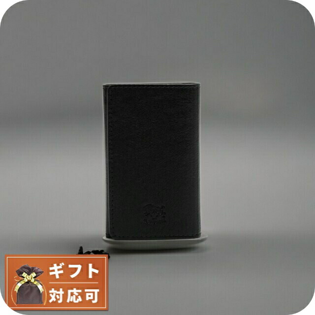 イルビゾンテ IL BISONTE キーケース SKH142-PO0001-BK116N レザー ブラック ブランド 高級 おしゃれ プレゼント 実用的