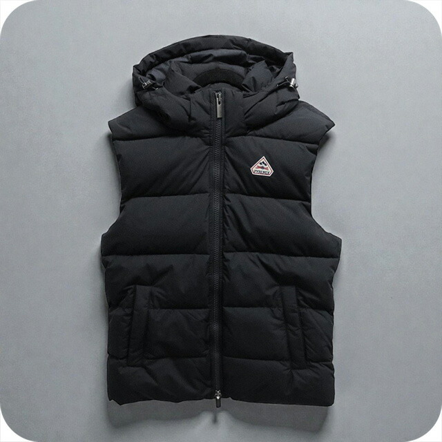 ピレネックス PYRENEX SPOUTNIC MINI RIPSTOP VEST ダウンベスト HMY021-BLACK-XL メンズ ダウンジャケット ブランド