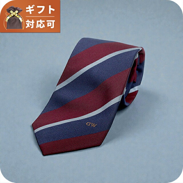 ダニエルウェリントン DANIEL WELLINGTON ネクタイ DW02500002-264343-NAVY-RED メンズ ネクタイ ブランド