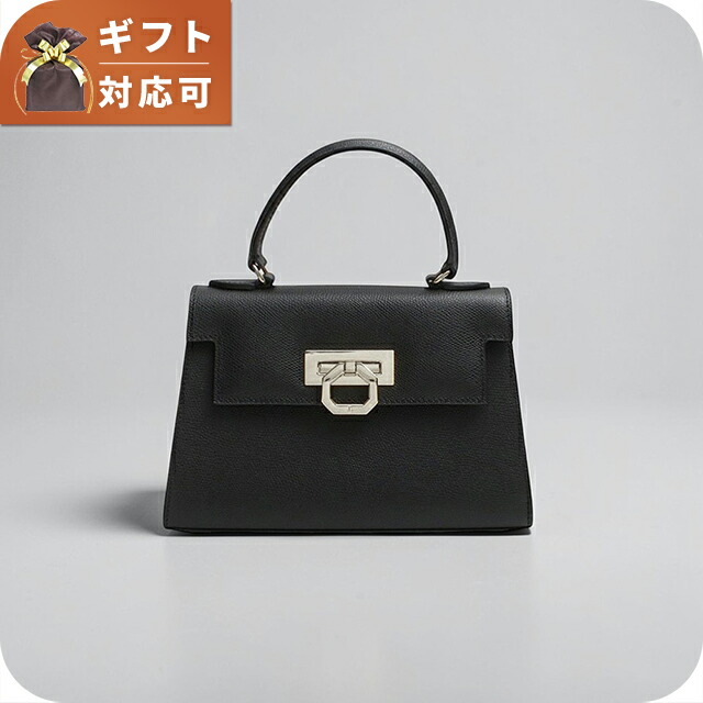 カルボッティ CARBOTTI GRETA ハンドバッグ245-BK-SV レディース ブラック シルバー ブランド 軽量 小さめ 手提げ 高級 おしゃれ プレゼント 女性 実用的 かわいい