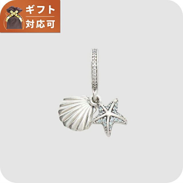 パンドラ PANDORA Moments Starfish & Sea Shell Dangle Charm チャーム 792076czf レディース グリーン ミント系 ブランド