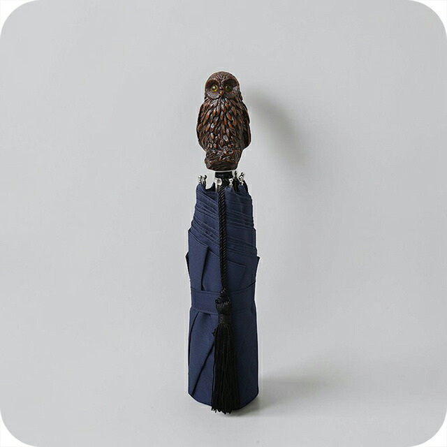 ギドゥジャン Guy de Jean 102147 折りたたみ傘 102110-owl-navy ユニセックス navy 折畳傘 102147 ブランド