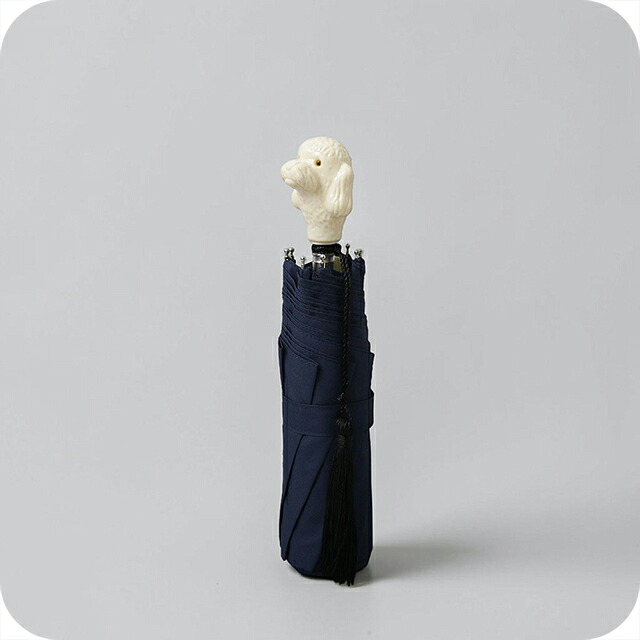 ギドゥジャン Guy de Jean 102147 折りたたみ傘 102110-poodleivory-navy ユニセックス navy 折畳傘 102147 ブランド