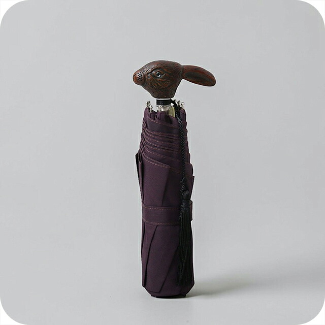 ギドゥジャン Guy de Jean 102147 折りたたみ傘 102110-rabbit-plum ユニセックス plum 折畳傘 102147 ブランド